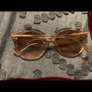 Gucci Core 59mm shiny transparent peach